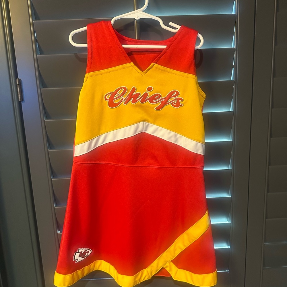 NFL official team apparel - girls KC Chiefs cheerleader dress